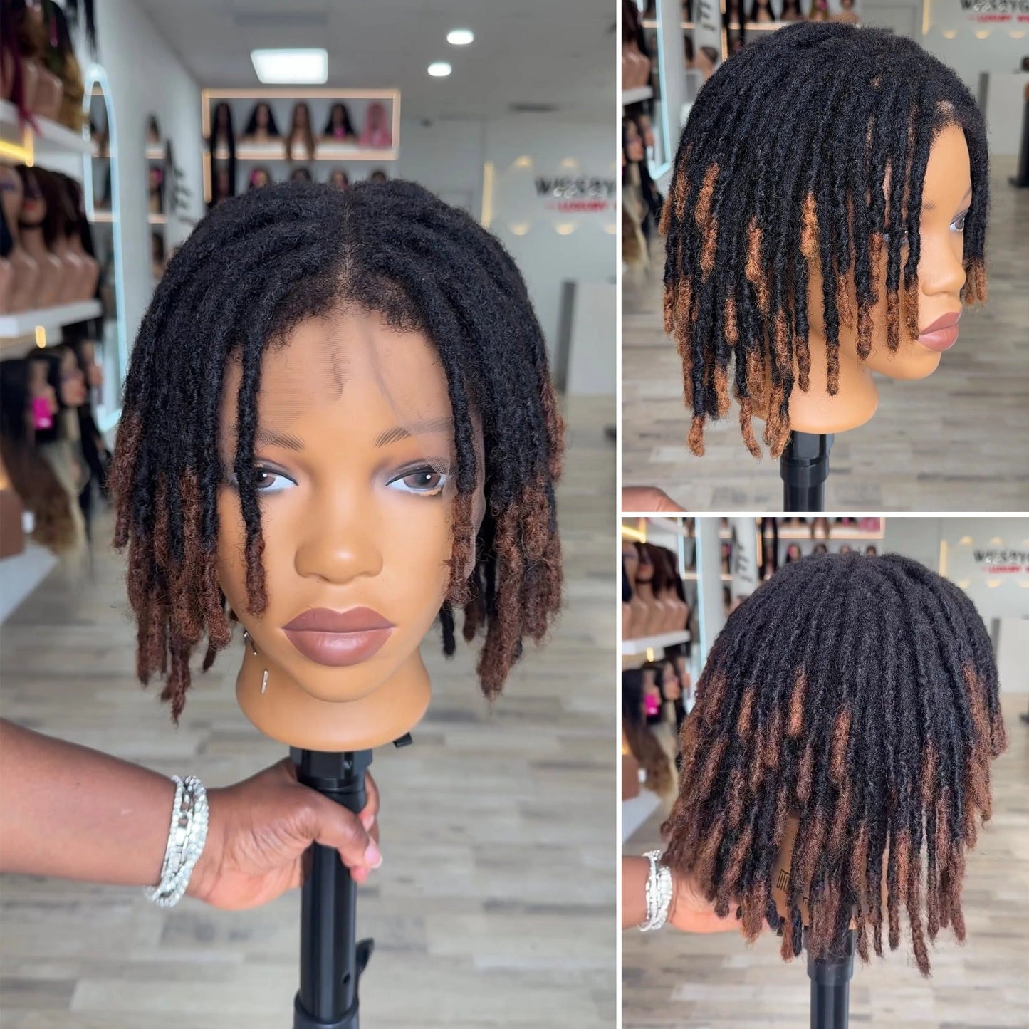 Full Lace Soft And Lightweight Locs Wig With Invisi Drawstring