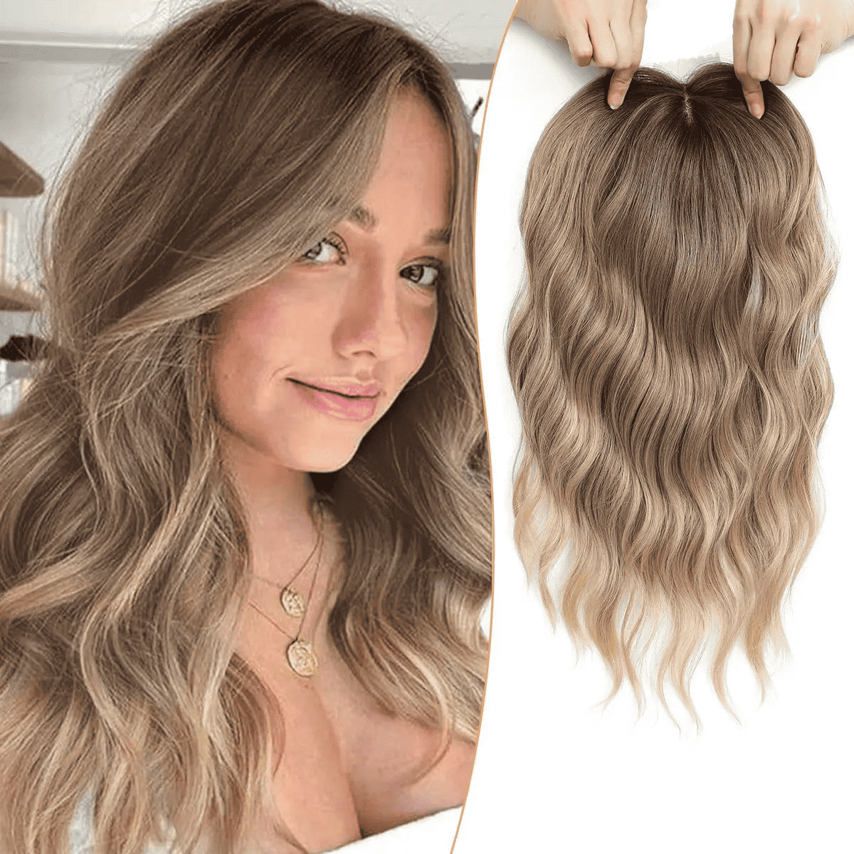 Veliselle Hair Topper – Natural Fullness in Seconds
