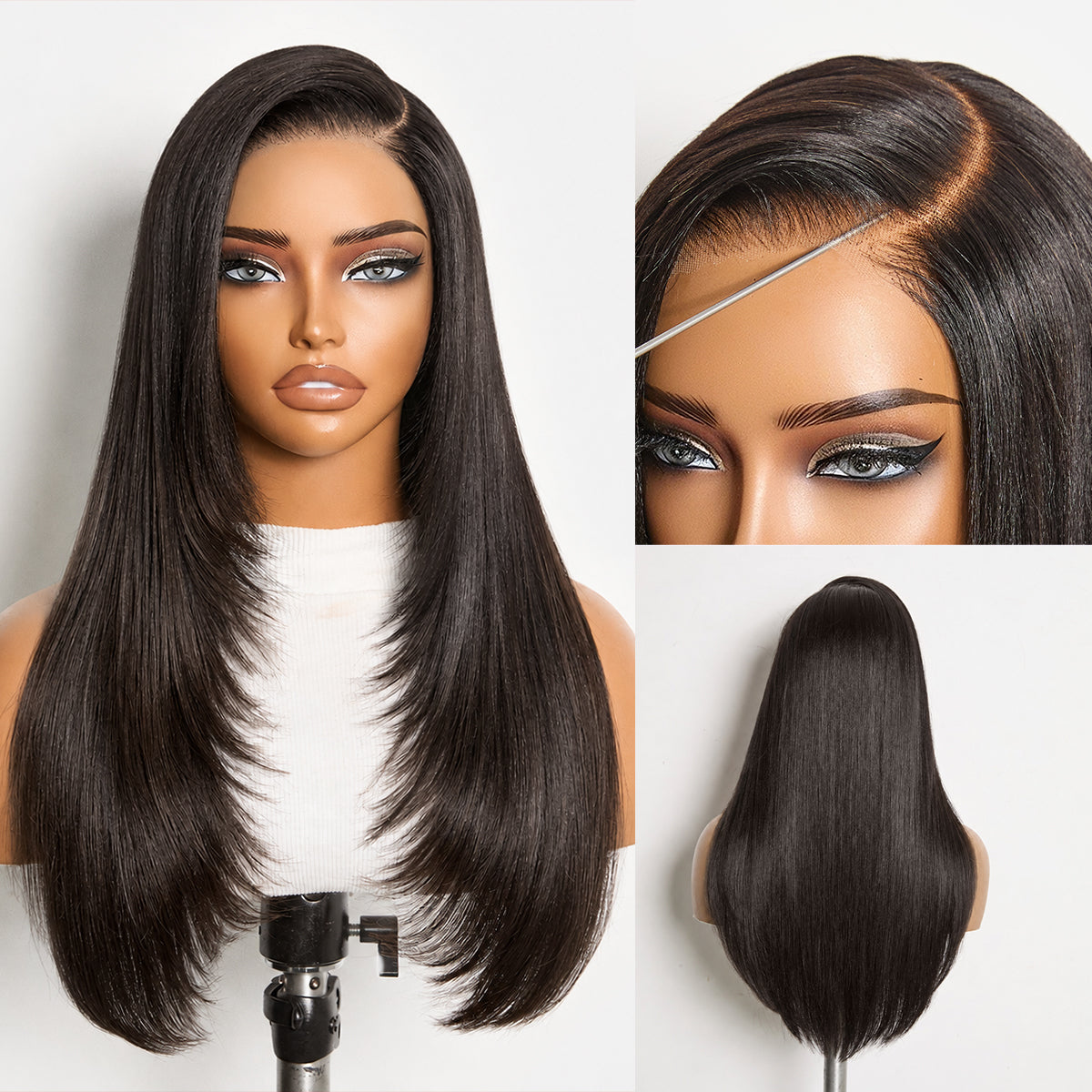 All-Day Comfort Butterfly Cut Glueless HD Lace Wig