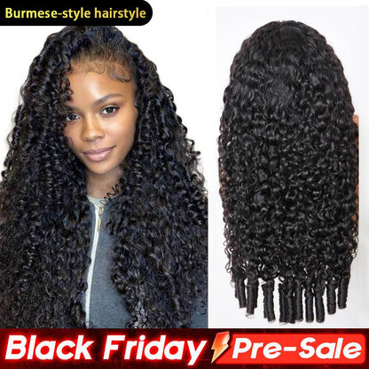 🔥Sale Happening Now: 50% OFF – Pre-Cut Lace Kinky Straight 360 Full Lace Frontal Glueless Wig with a Hidden Adjustable Fit System, Pre-Plucked Human Hair Wig