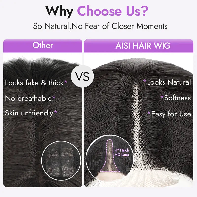 🔥Short Wavy Bob Wig with HD Lace Front — Glueless, Natural-Looking  Wig for Everyday Wear