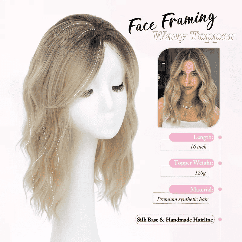 Veliselle Hair Topper – Natural Fullness in Seconds