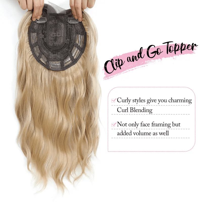 Veliselle Hair Topper – Natural Fullness in Seconds
