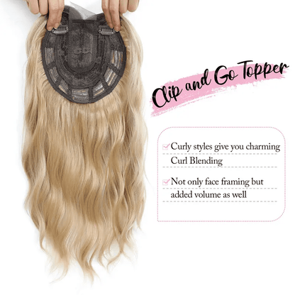 Veliselle Hair Topper – Natural Fullness in Seconds